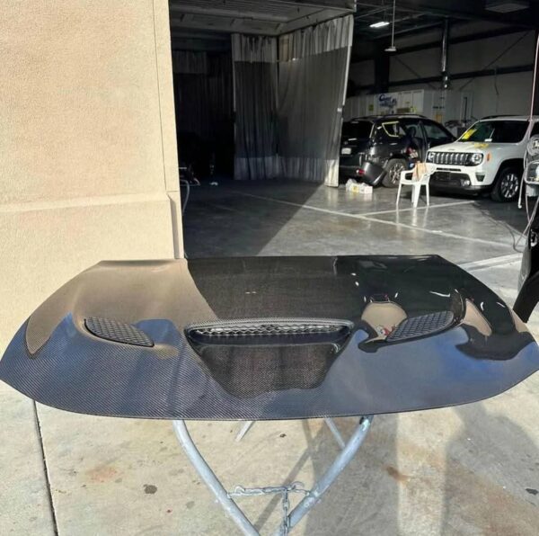 Dodge Charger Hellcat Carbon Fiber Hood - Image 2