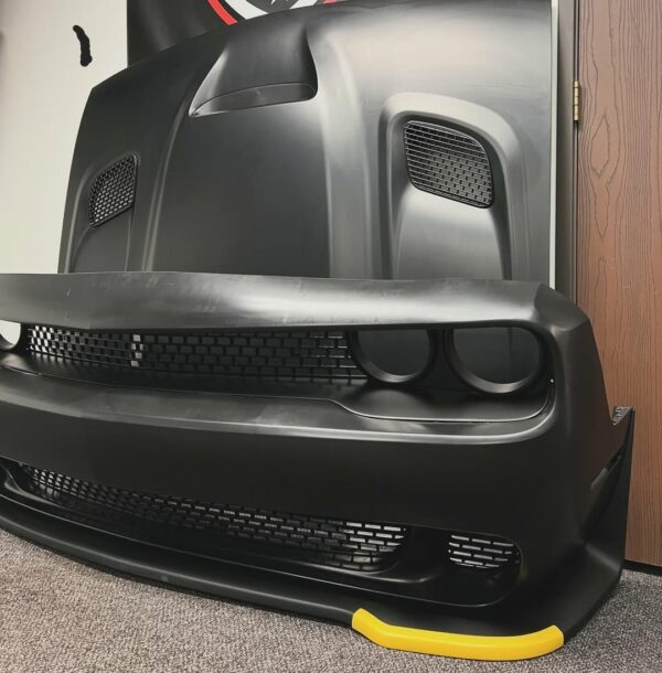 Dodge Challenger OEM Front Bumper And Hood 2023 - Image 2