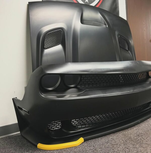 Dodge Challenger OEM Front Bumper And Hood 2023 - Image 3