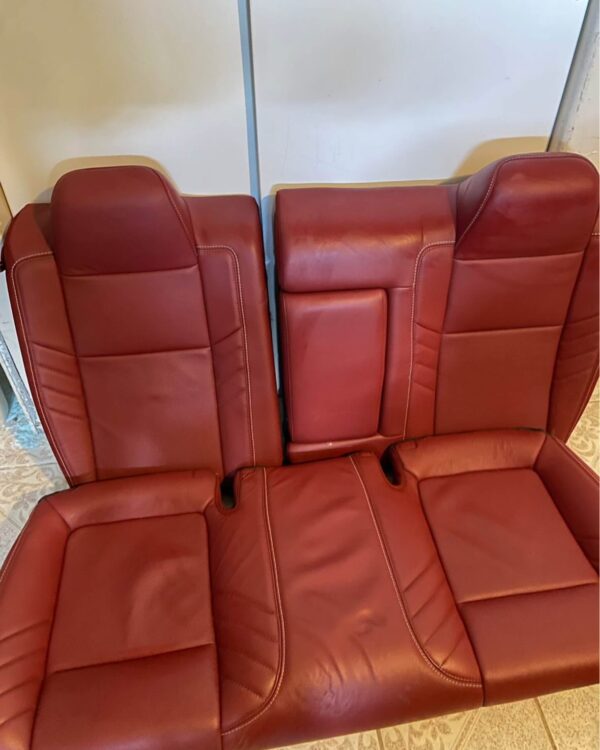 Dodge Challenger Red Leather Front And Back Seats With Door Panels - Image 5