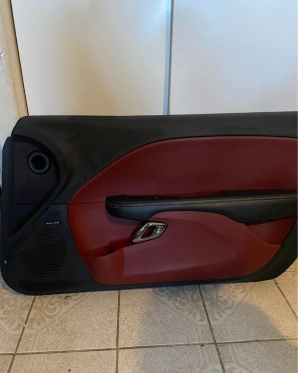 Dodge Challenger Red Leather Front And Back Seats With Door Panels - Image 8
