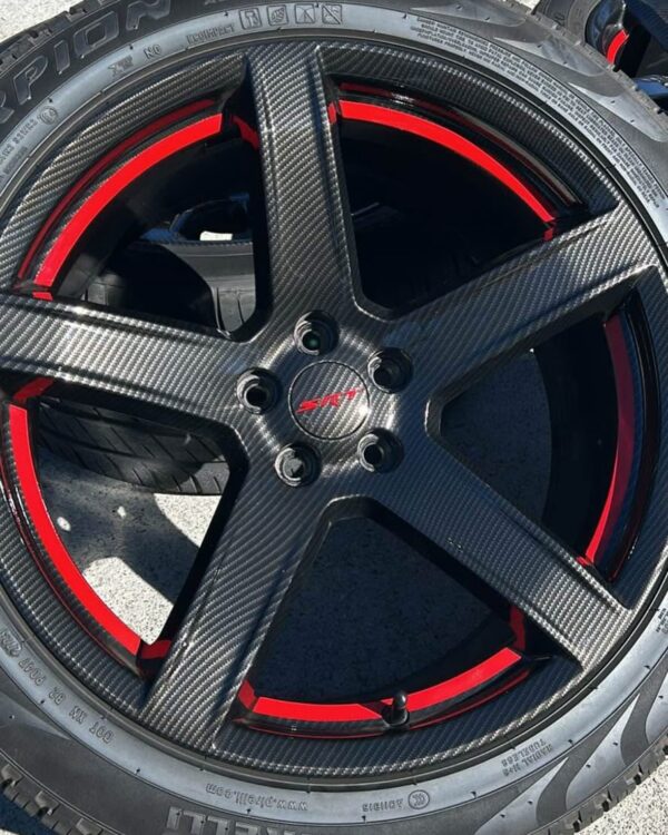 Dodge Charger And Challenger 5 Spoke Wheels and Tires - Image 8