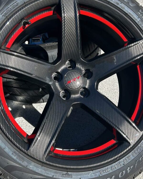 Dodge Charger And Challenger 5 Spoke Wheels and Tires - Image 3