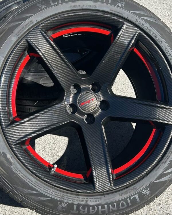 Dodge Charger And Challenger 5 Spoke Wheels and Tires - Image 5
