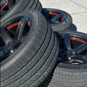 Dodge Charger And Challenger 5 Spoke Wheels and Tires