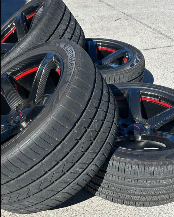 Dodge Charger And Challenger 5 Spoke Wheels and Tires