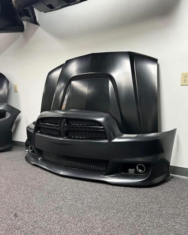 Dodge Charger Front Bumper And Hood 2014 - Image 2