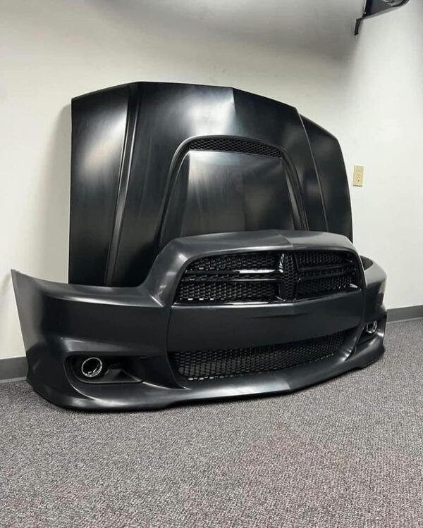 Dodge Charger Front Bumper And Hood 2014 - Image 3