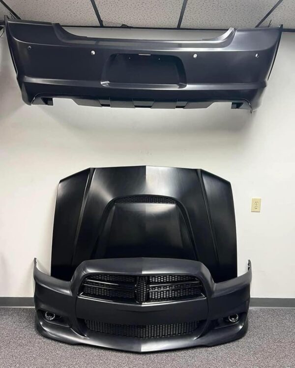 Dodge Charger Front Bumper And Hood 2014 - Image 4