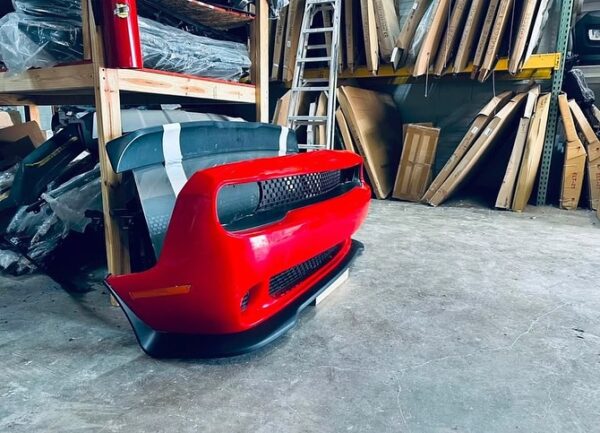Dodge Challenger Red Front Bumper 2021 - Image 3