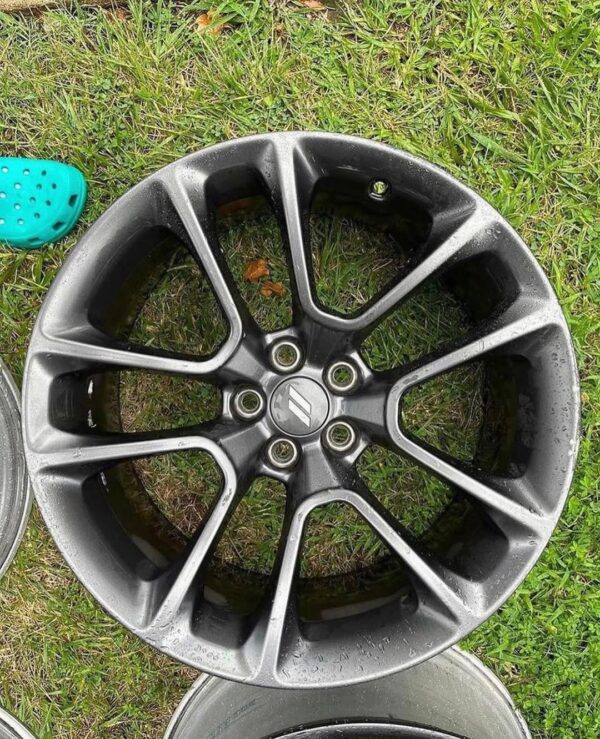 OEM rims off a 2021 Dodge Charger ScatPack. - Image 5