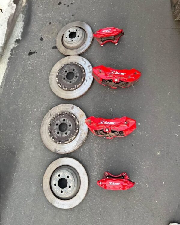 Dodge Challenger And Charger SRT Brembo 4 Piston Calipers And Rotors - Image 4