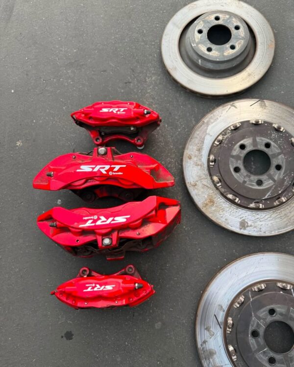 Dodge Challenger And Charger SRT Brembo 4 Piston Calipers And Rotors - Image 5