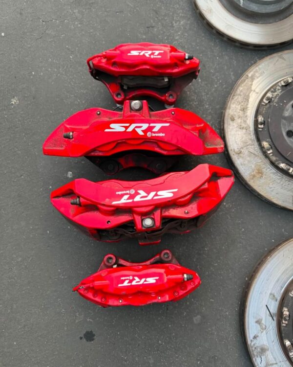Dodge Challenger And Charger SRT Brembo 4 Piston Calipers And Rotors - Image 6