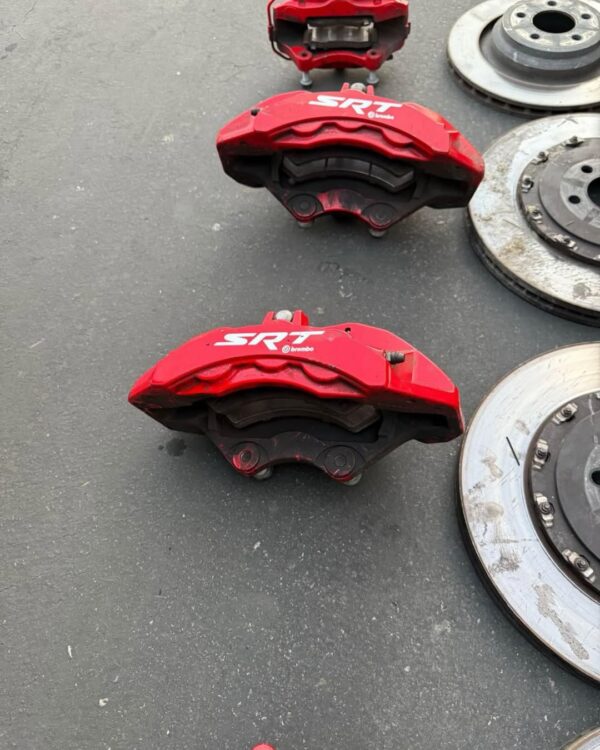 Dodge Challenger And Charger SRT Brembo 4 Piston Calipers And Rotors - Image 7