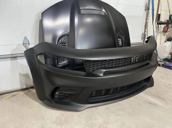 2023 Dodge Charger Hellcats Front Bumper And Hood - Image 3
